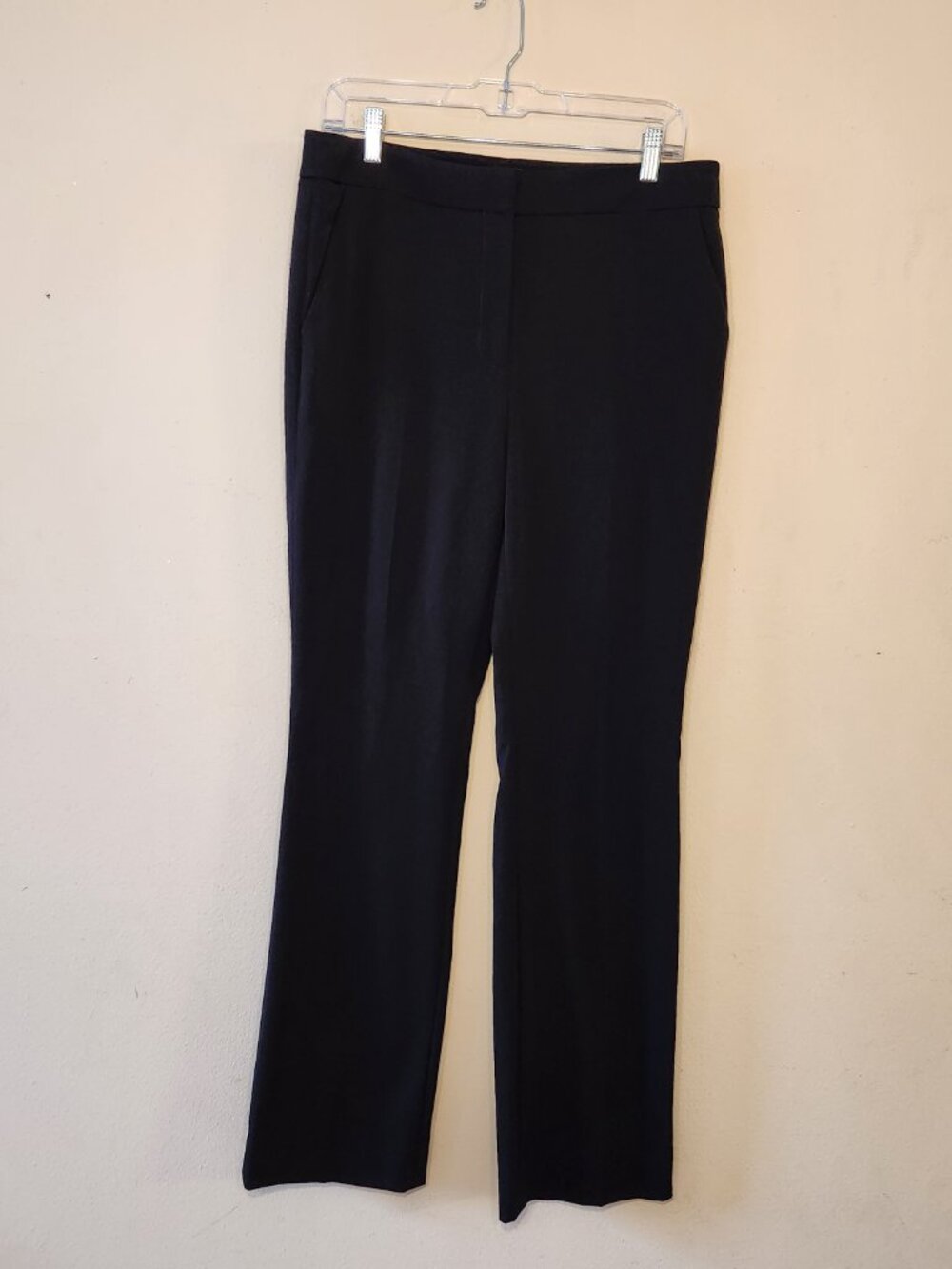 White House Black Market The SLIM black dress pants stretchy size 8